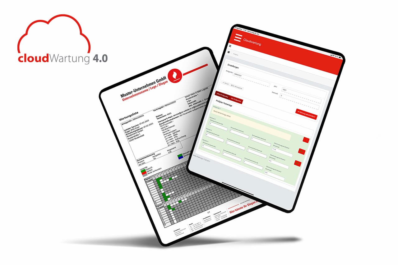 Digitale Wartungssoftware cloudWartung 4.0 von Pana-Med zur Digitalisierung von Serviceprozessen für Alarm- und Sicherheitssysteme